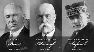 Eduard Benes-Tomáš G. Masaryk-Milan R. Stefánik